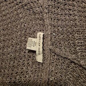 Oversized hooded cardigan